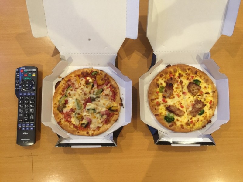 ピザハットライザップ大きさ比較