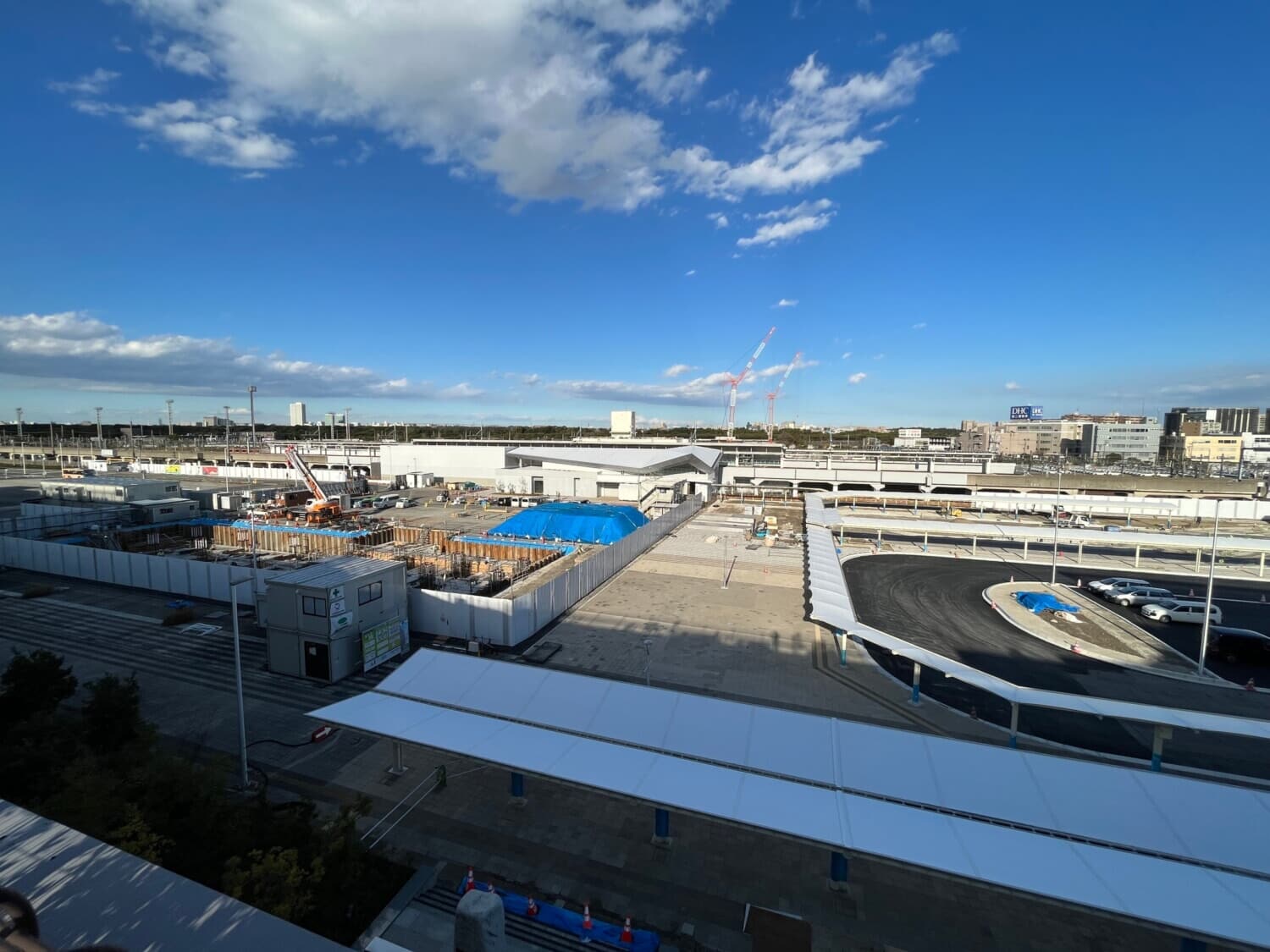 幕張豊砂駅工事中