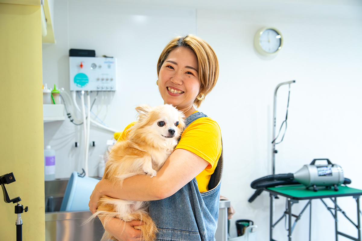濱浦しゅう　犬のプリント for owners】 BUDDY BAG（プードル） Cul-B/キューブ/愛犬 Cul-B