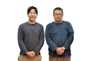 田中利幸さんと岡村駿平さん