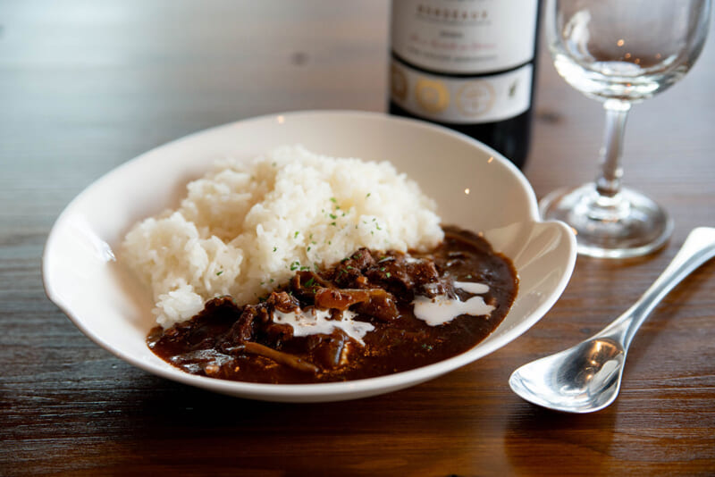 ハッシュドビーフ定食