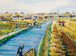 写真からよみがえる｜移りゆく浦安の風景を描く絵：三本杉　昭