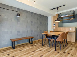 【Happy Reform】「オーク×ブラックスチールのインダストリアル空間」～自分色に染める未完成の愉しみ～（3LDK 59.64㎡）｜株式会社アールデザイン